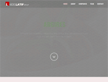 Tablet Screenshot of latifgroup.com